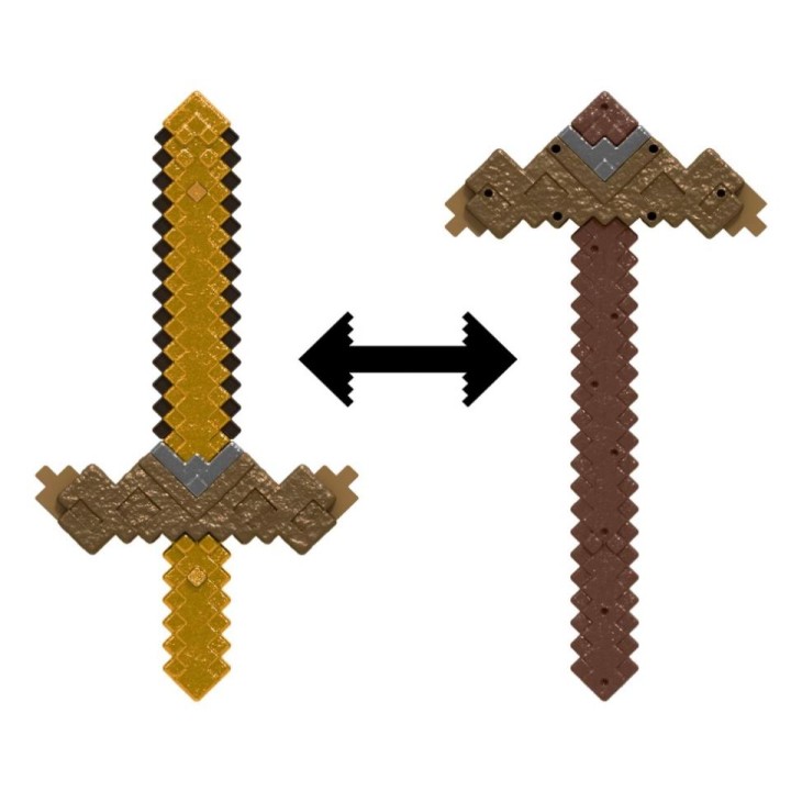 MINECRAFT ESPADA PICO TRANSFORMACIÓN JKC15