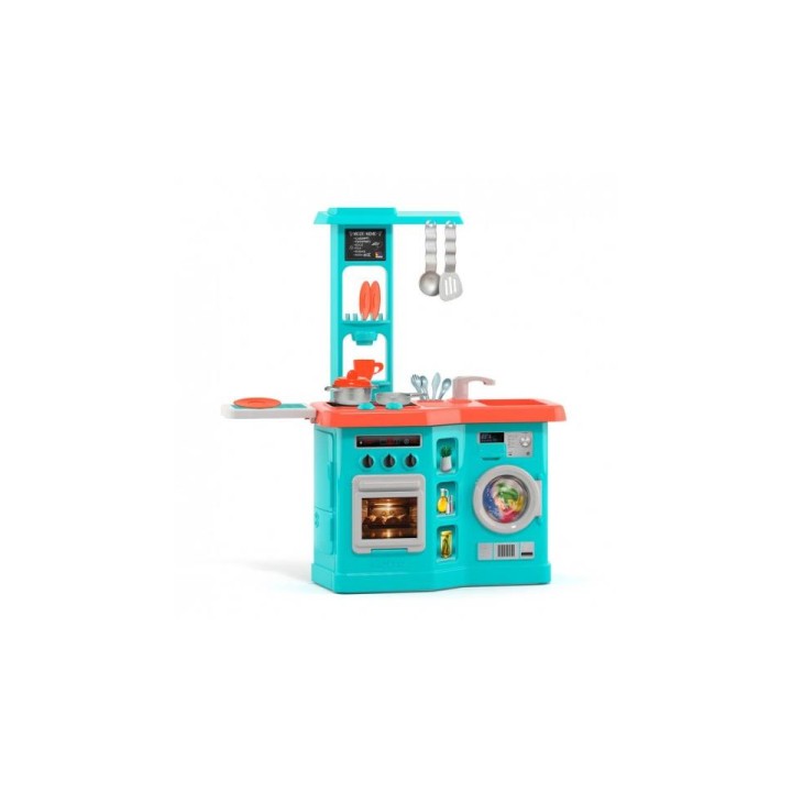 COCINA CON PLANCHADOR AZUL 25156