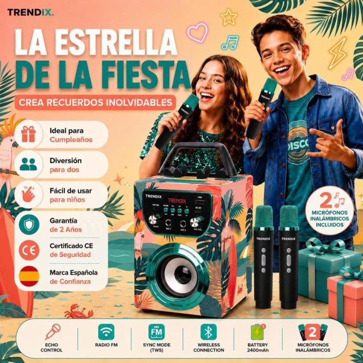 KARAOKE COMPACT TROPICAL VIBES TX803873