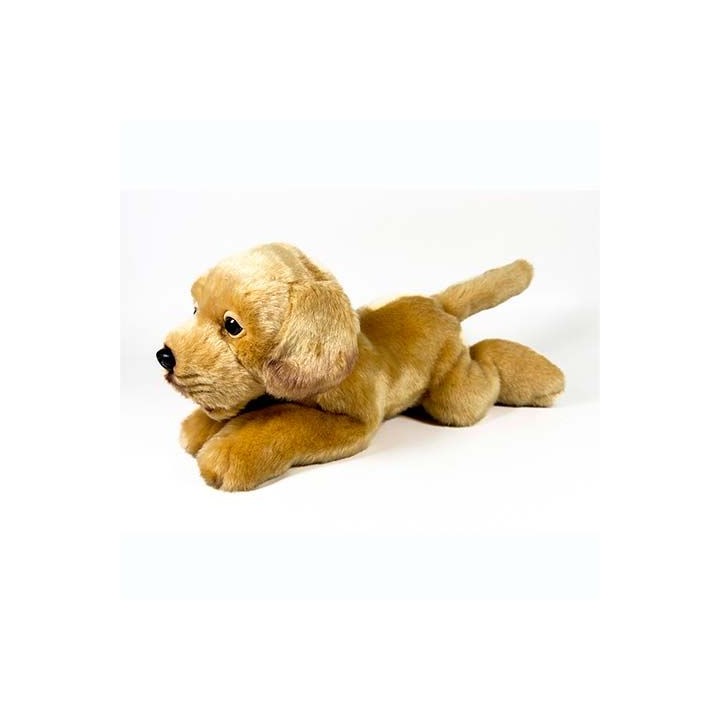 PELUCHE LABRADOR CANELA TUMBADO 21CM D00285