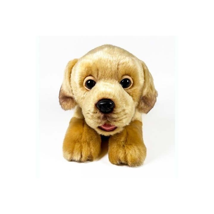 PELUCHE LABRADOR CANELA TUMBADO 21CM D00285
