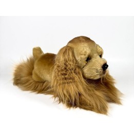 PELUCHE COCKER SPANIEL TUMBADO 21CM D00297