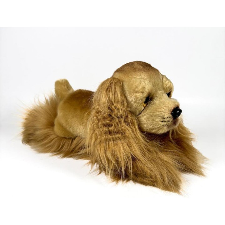 PELUCHE COCKER SPANIEL TUMBADO 21CM D00297