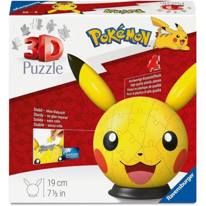 PUZZLE PIKACHU CON OREJAS 08076
