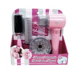 SET PELUQUERÍA SECADOR PEINE T01072
