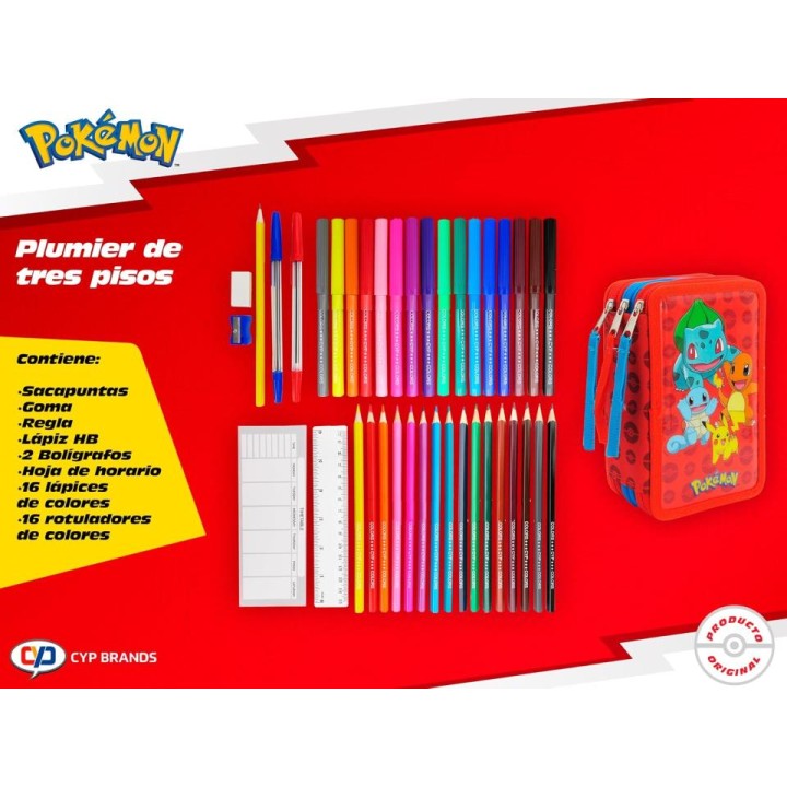 PLUMIER POKEMON 3 PISOS EP20-13PK