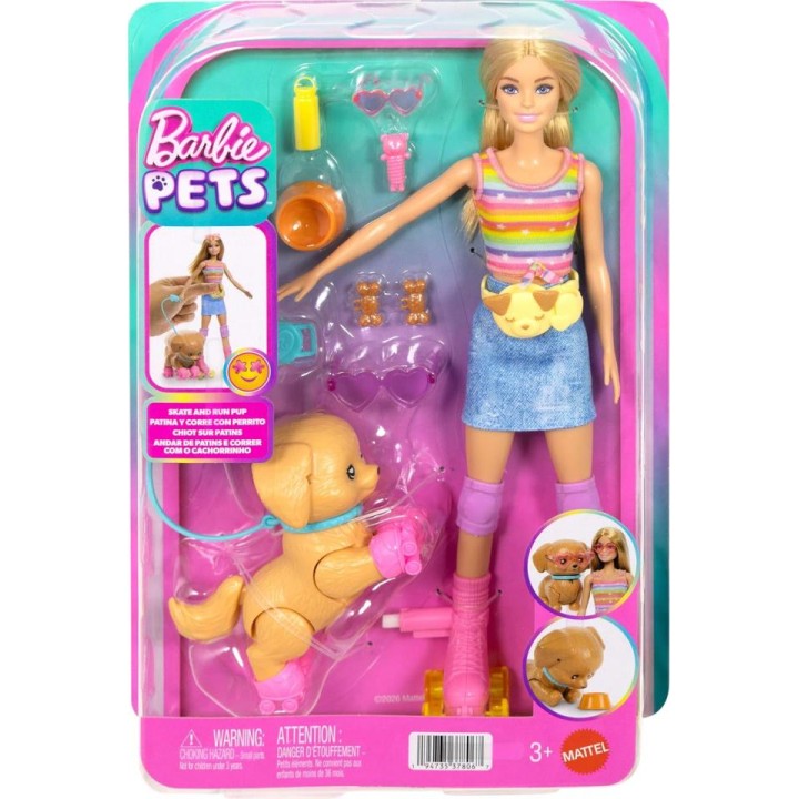 BARBIE PATINA CORRE PERRITO JMJ44