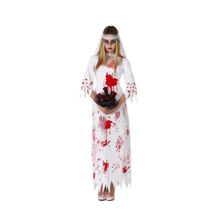 DISFRAZ NOVIA SANGRIENTA XS-S 14927