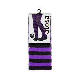 PANTYS RAYAS MORADO INFANTIL TALLA UNICA 59297