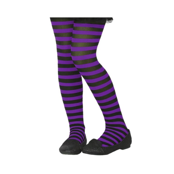 PANTYS RAYAS MORADO INFANTIL TALLA UNICA 59297
