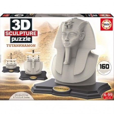 3D Sculpture - Puzzle con diseño Tutankhamon (Educa Borras 16503)