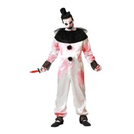 DISFRAZ PAYASO HALLOWEEN BLANCO XL 77565