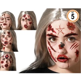 TATUAJES HALLOWEEN SANGRIENTO 5 ST 81431