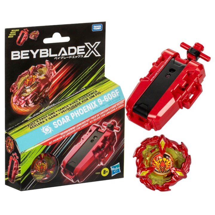 BEYBLADE X PREMIUM LANZ. SOAR PHOENIX F9324