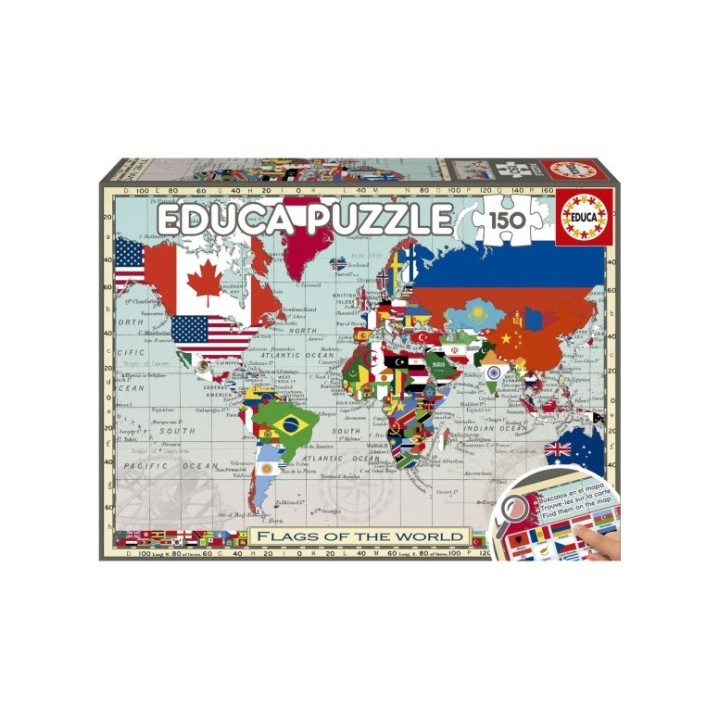 150 GEOPUZZLES BANDERAS 20480