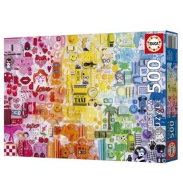 PUZZLE 500 COLLAGE DE COLORES 20543