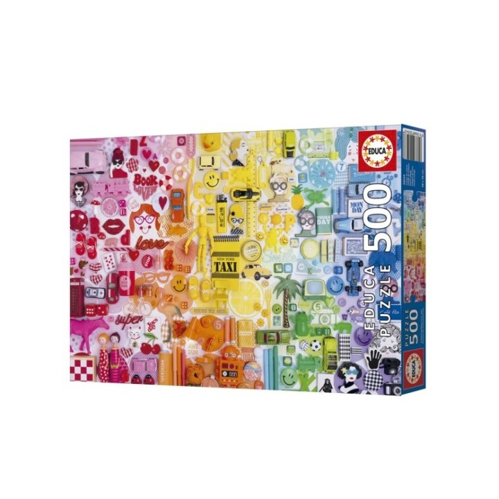 PUZZLE 500 COLLAGE DE COLORES 20543