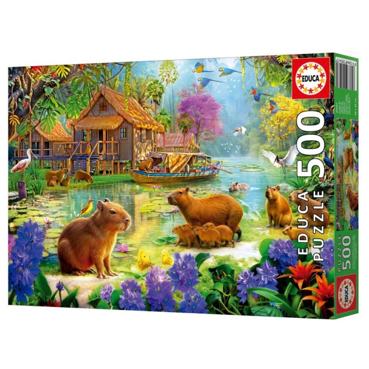 PUZZLE 500 PUEBLO DE CAPIBARAS 20547