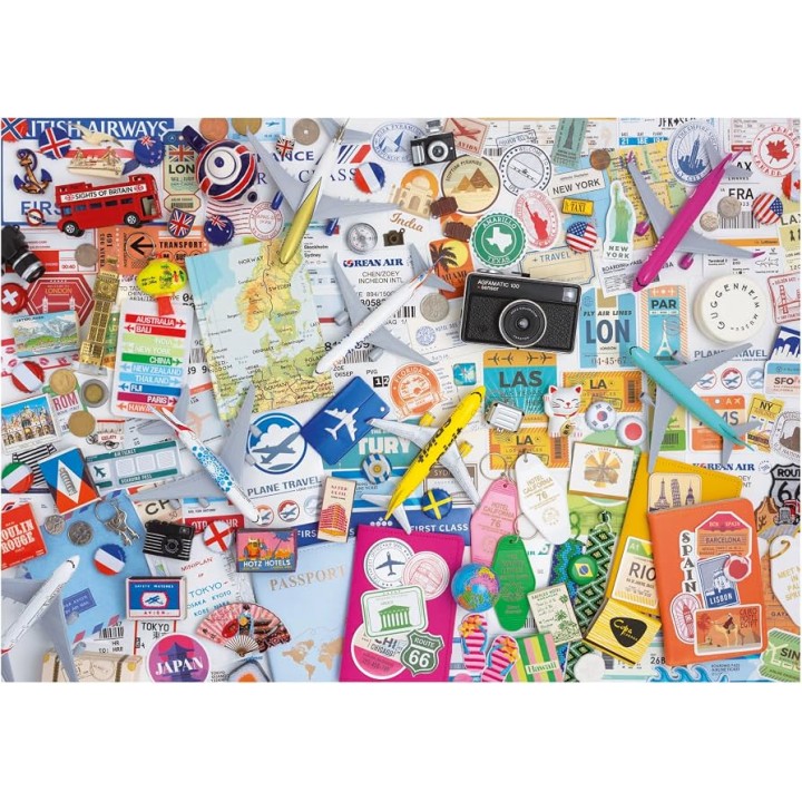 PUZZLE 1000 COLLAGE DE VIAJES 20560