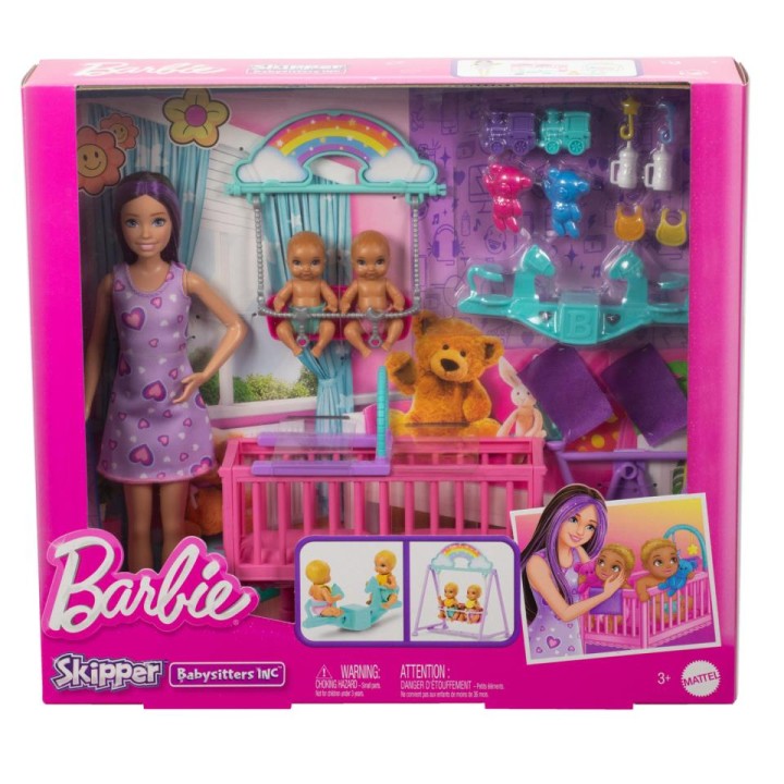 BARBIE SKIPPER GEMELOS HXM99