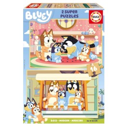 PUZZLE BLUEY MADERA 2X16 20347