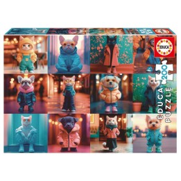 PUZZLE 200 ANIMALES FASHION 20219
