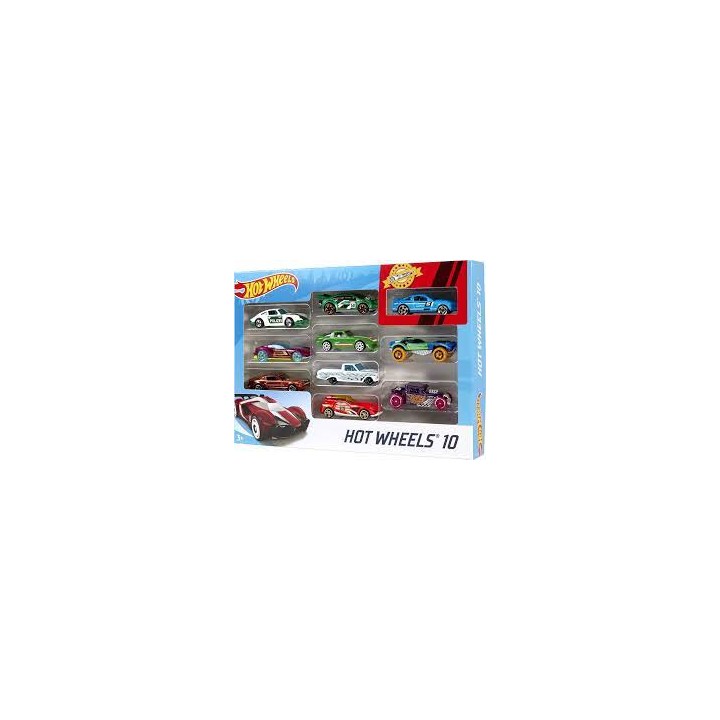 PACK 10 VEHICULO H.WHEELS 54886
