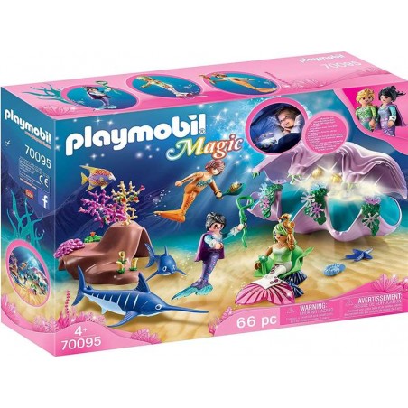 Playmobil - Concha de perla, Figurinas, Color Multicolor, 70095