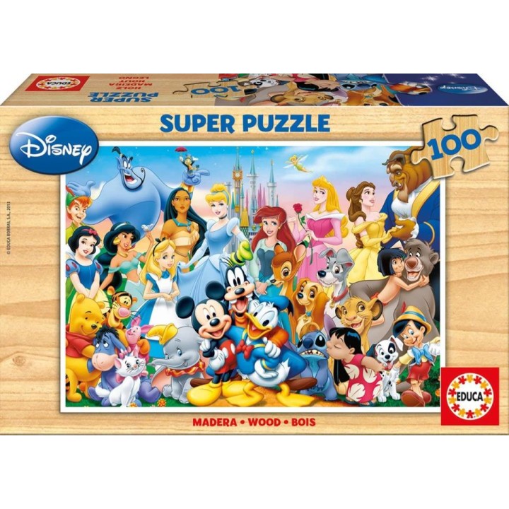PUZZLE 100 MUNDO DISNEY 12002