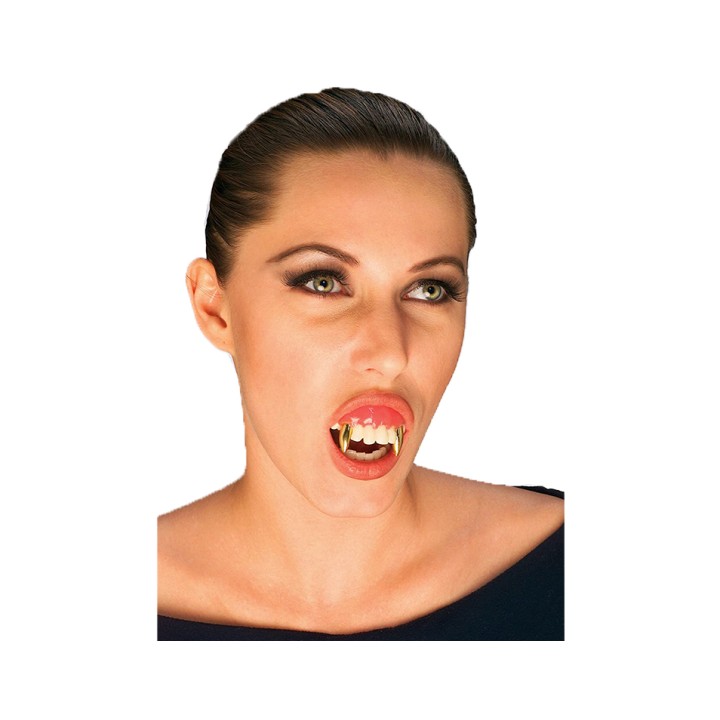 DIENTES VAMPIRO ORO 2422