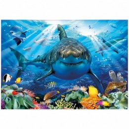 PUZZLE 500 TIBURON BLANCO 18478