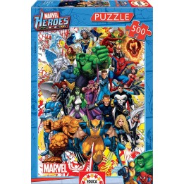 PUZ.500 PZAS.HEROE MARVEL 15560