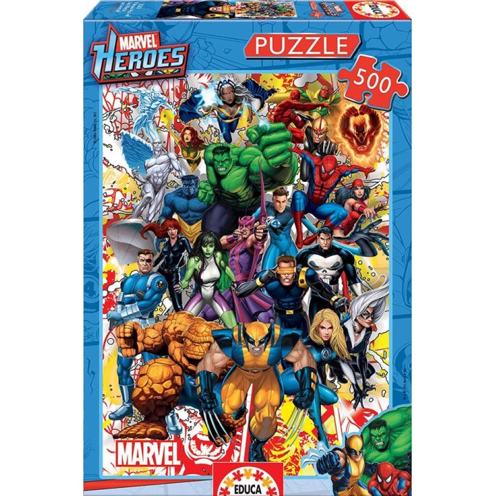PUZ.500 PZAS.HEROE MARVEL 15560