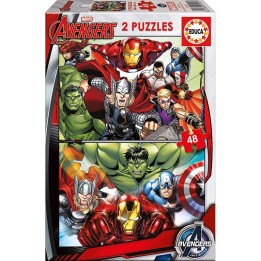PUZZLE 2X48 AVENGERS 15932