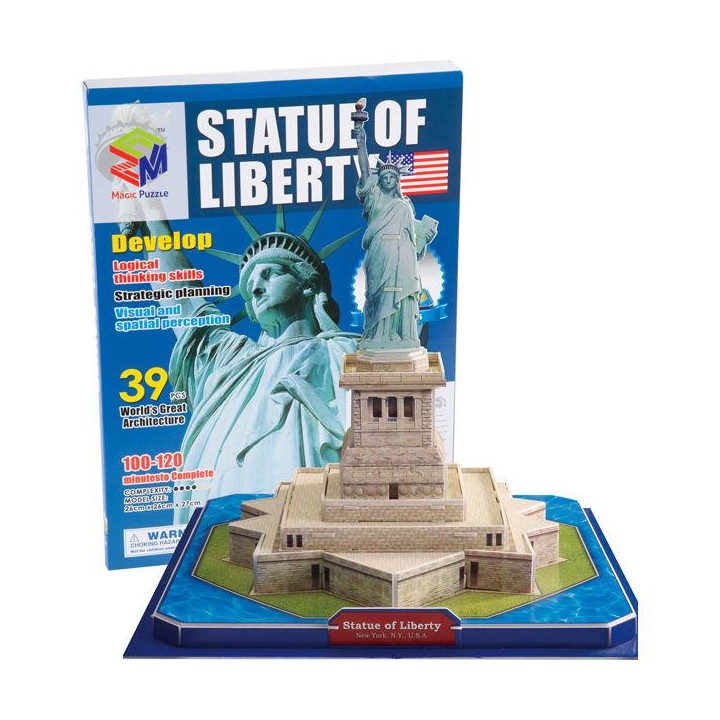 PUZZLE 3D ESTATUA LIBERTAD 142961