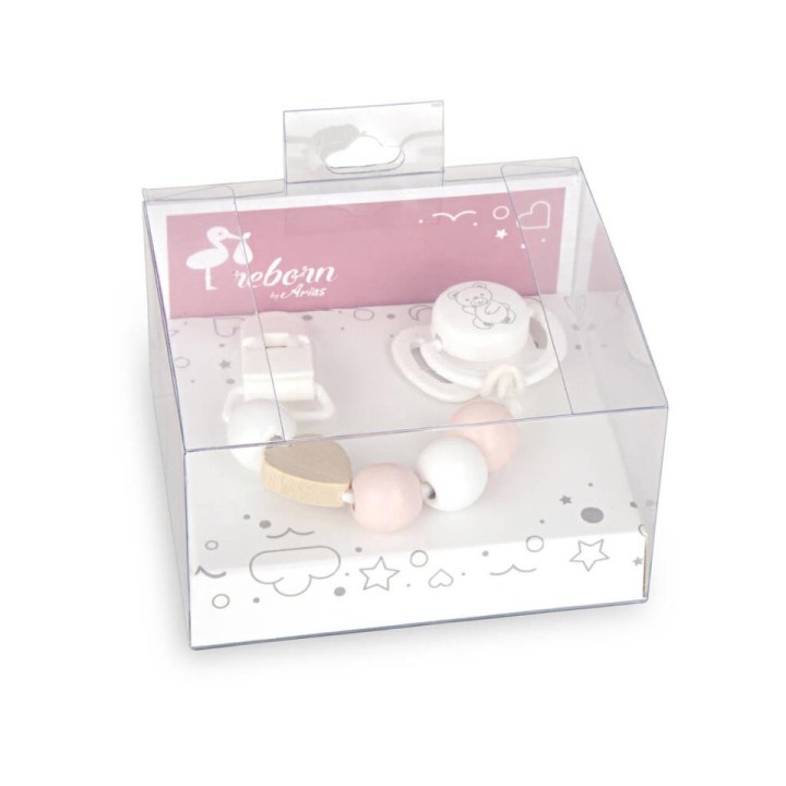 SET CHUPETE BLANCO C/CADENA 6398