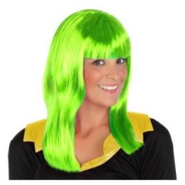 PELUCA VERDE NEON LISA 25970