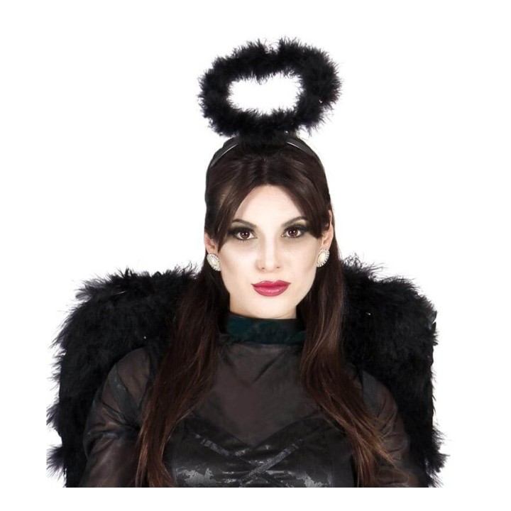 DIADEMA ANGEL NEGRO 19608
