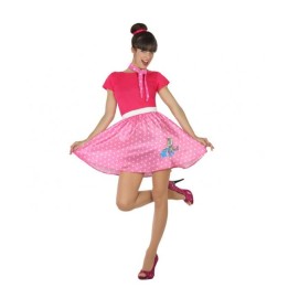 DISFRAZ AÑOS 50 ROSA M-L 39499