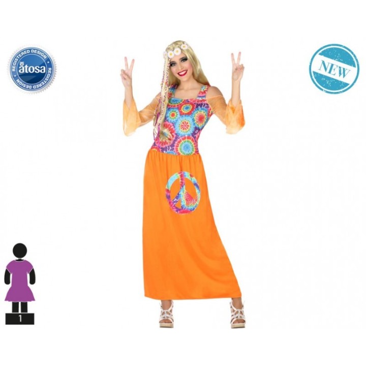DISFRAZ HIPPIE M-L 56483