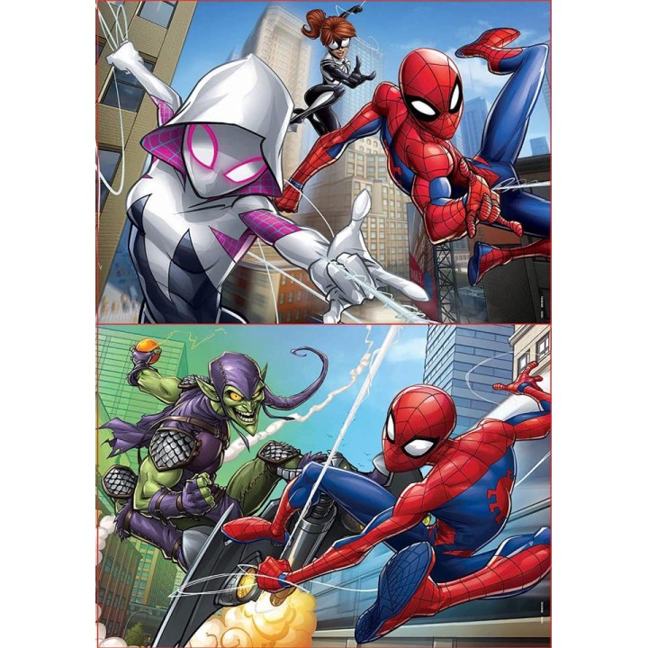 PUZZLE 2X48 SPIDERMAN 18099