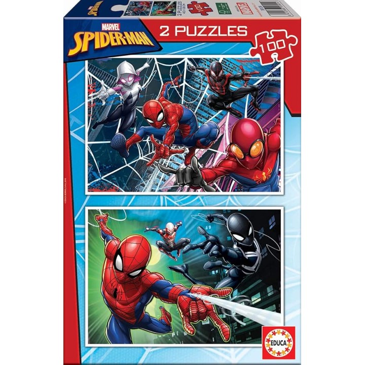 PUZZLE 2X100 SPIDERMAN 18101