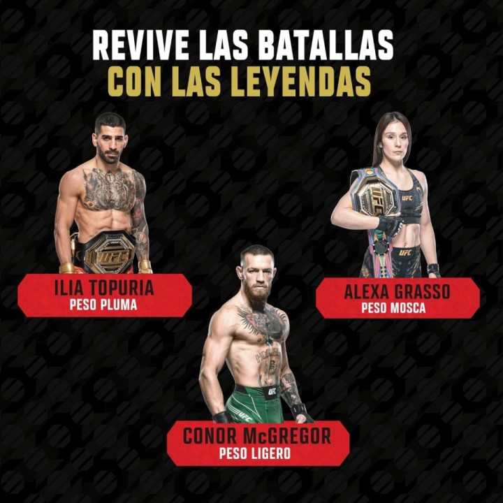 UFC FIGURAS LEYENDAS 6411 9016