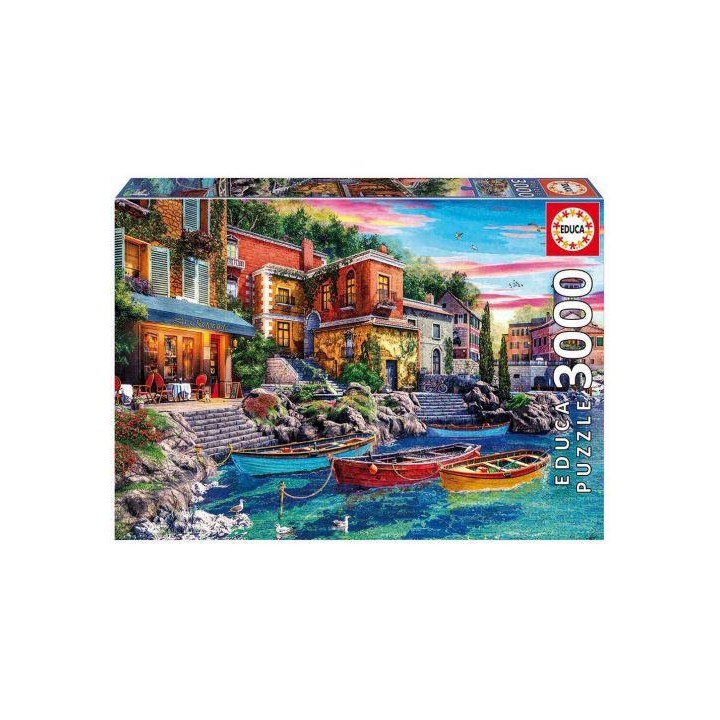 PUZZLE 3000 PUESTA SOL COMO 19052
