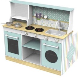 COCINA MADERA COMEDOR ACERO INOX.21-215