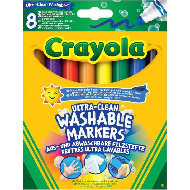 8 ROTULADORES ULTRALAVABLES MAXI 58-8328