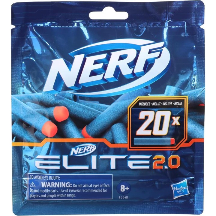 NERF ELITE 2.0 20 DARDOS F0040