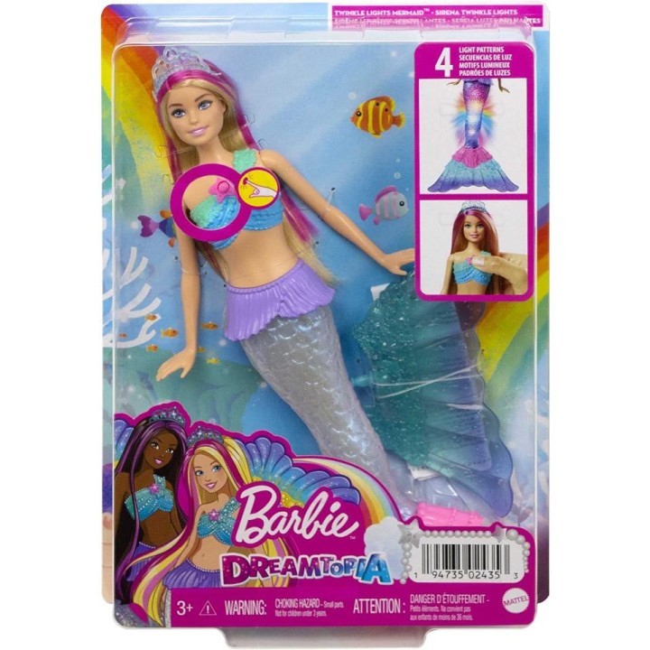 BARBIE SIRENAS LUCES MAG.HDJ36