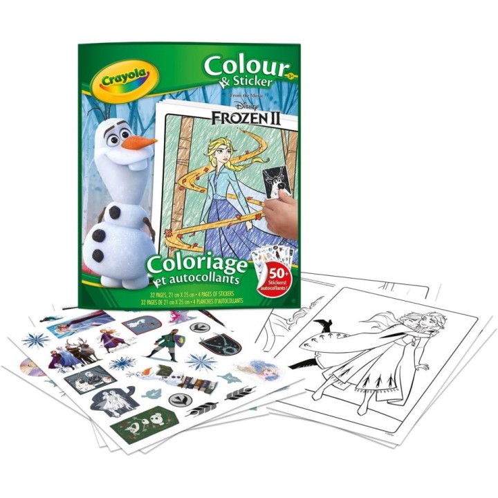 LIBRO COLORES/STICKER FROZEN 04-5864