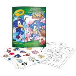 LIBRO COLOREAR/STICKER SONIC 04-0898